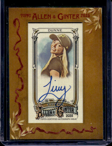 Livvy Dunne #MA-LDU 2025 Topps Allen and Ginter Framed Mini Autograph card