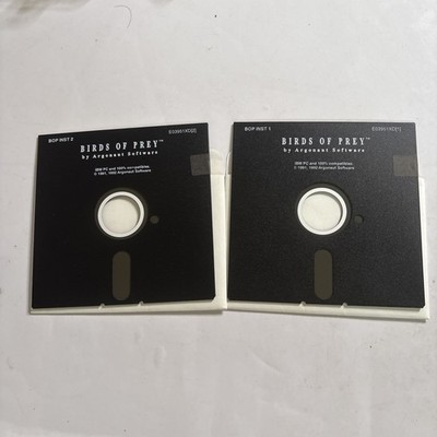 Birds Of Prey By Argonaut Software PC IBM 5.25'' 2-Diskette *No Box Or Manual*