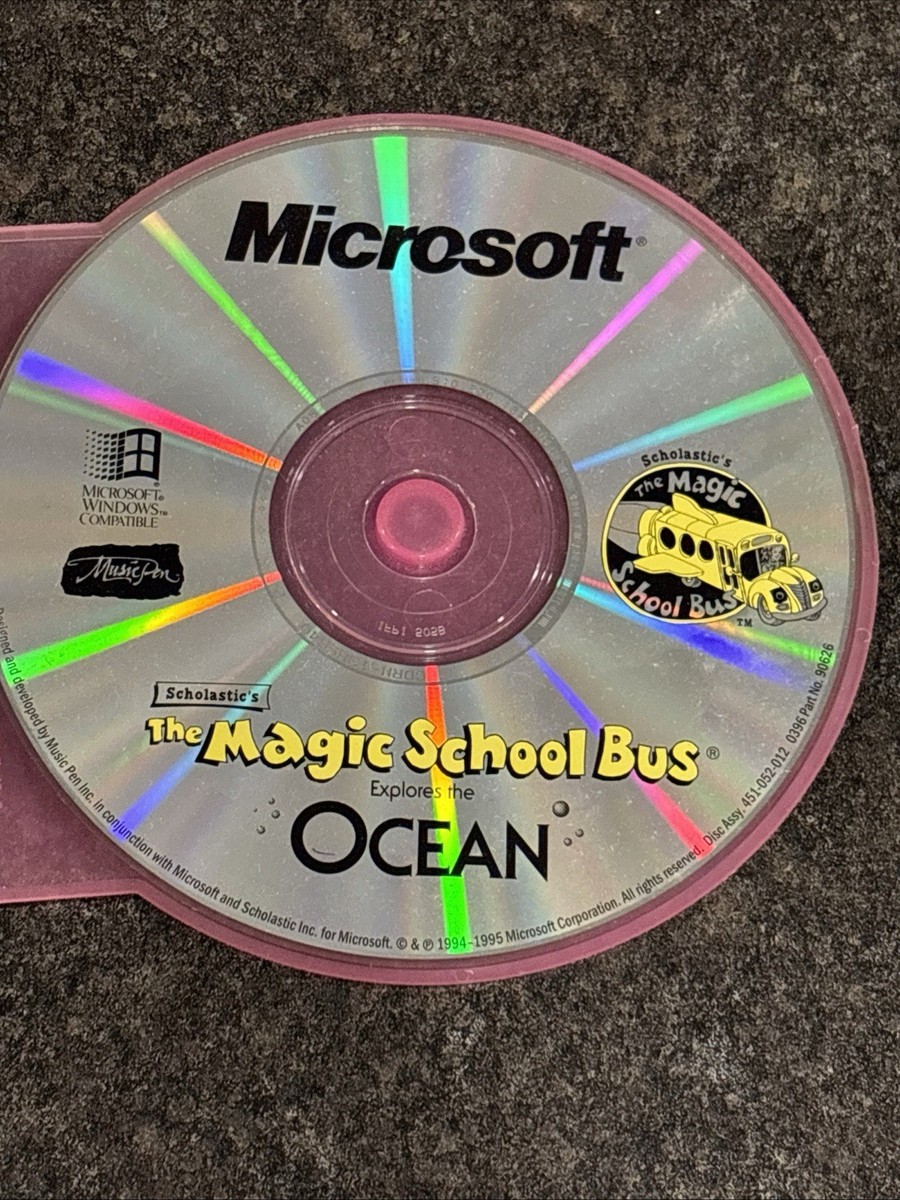 Magic School Bus CD-ROM Collection (6 CDs) Microsoft Fast Free