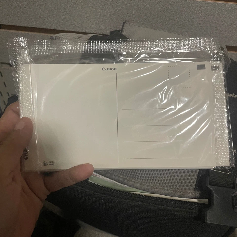 VTG Canon CP330 Compact Photo Printer Backpack Case Charger Ink Paper Postcards - Image 3 of 4