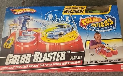 Hot Wheels Color Blaster Play Set Color Shifters 2008 New In Box Free Shippinv