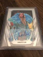 Charlotte Flair 2026 Topps Chrome Auto on-card Blue Ink