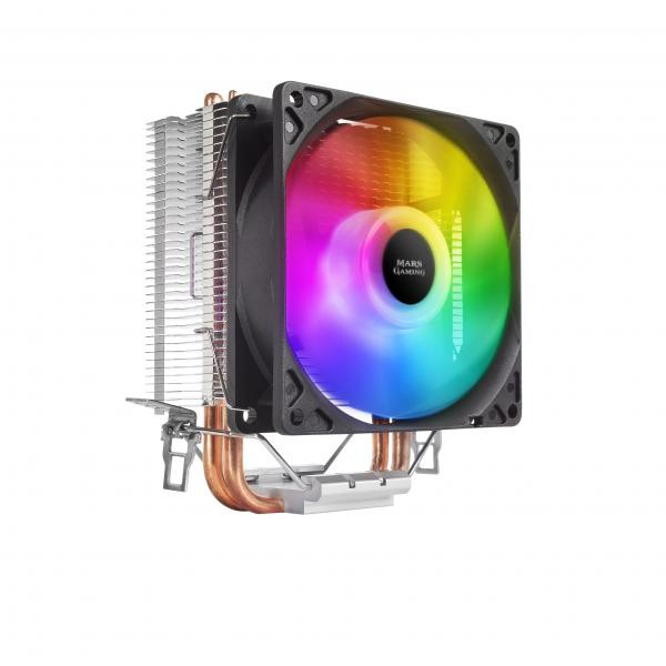 Ventilador Con Disipador Para Cpu Mars Gaming Mcpu Argb Aluminio Con Base De Cob