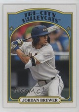 2021 Topps Heritage Minor League Edition Jordan Brewer #67 0a2