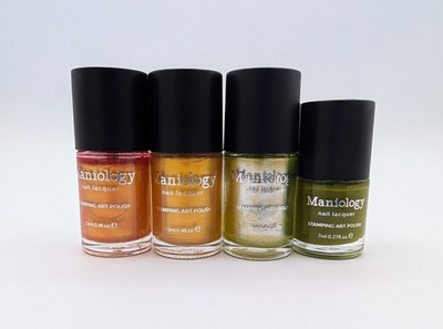 Maniology  - Set of 4 Nail Art Stamping Colors - New without Box