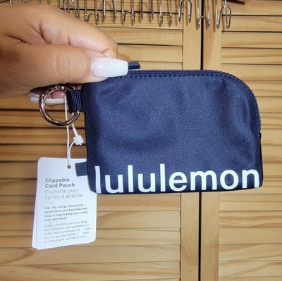 Lululemon Clippable Card Pouch Nwt In Club Blue