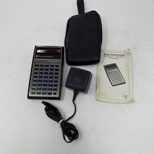Vintage Texas Instruments Calculator TI Programmer HEX OCTAL - Case instructions