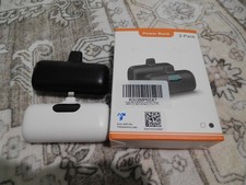 2 Pack Mini Portable Charger 5200mAh Power Bank, 5200mAh