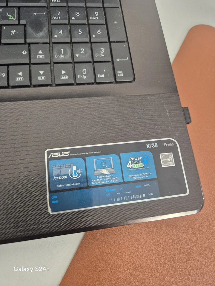 Notebook ASUS X73B, 17  Zoll - Bild 3 von 3