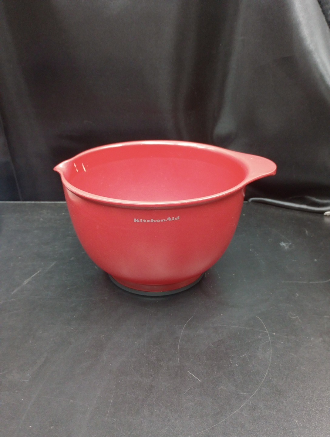 Kitchen Aid 2.5 Quart Pistachio RED Heavy Plastic Mixing Bowl