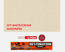 HOLDEN FX FJ SEDAN SANDPAPER off white CREAM ROOF HEAD LINING (7A)