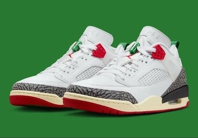 NIKE JORDAN SPIZIKE LOW SE EU42,5  WHITE/VARSITY RED-BLACK-SAIL NEU