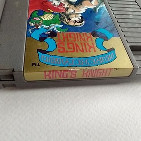 King's Knight Authentic NES Cartridge - Untested