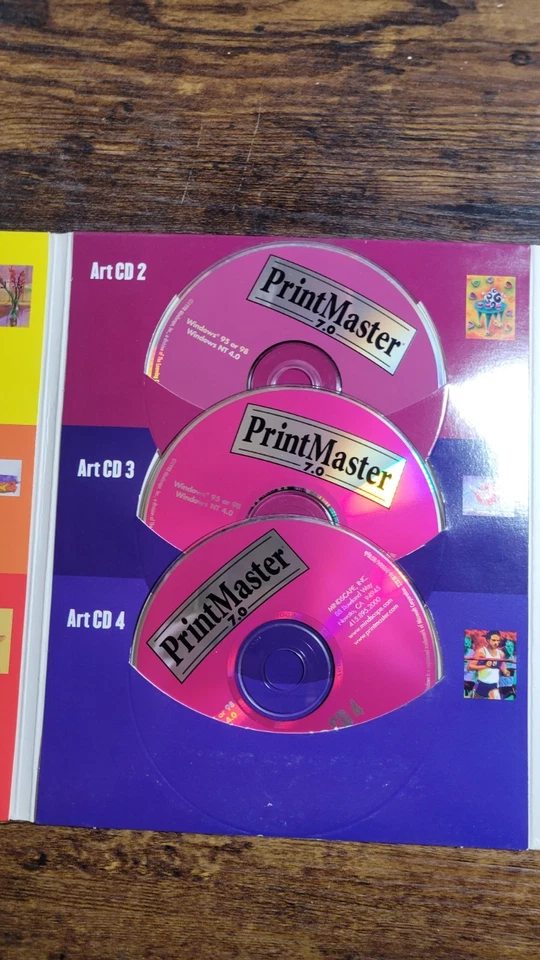 Preowned Print Master Deluxe 7.0 PC Software - WINDOWS 95 98 NT 4.0 or Later - Image 4 of 4