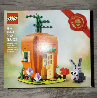 LEGO Easter Bunny s Carrot House 40449 Complete Set 232 pcs 8+ Limited Ed