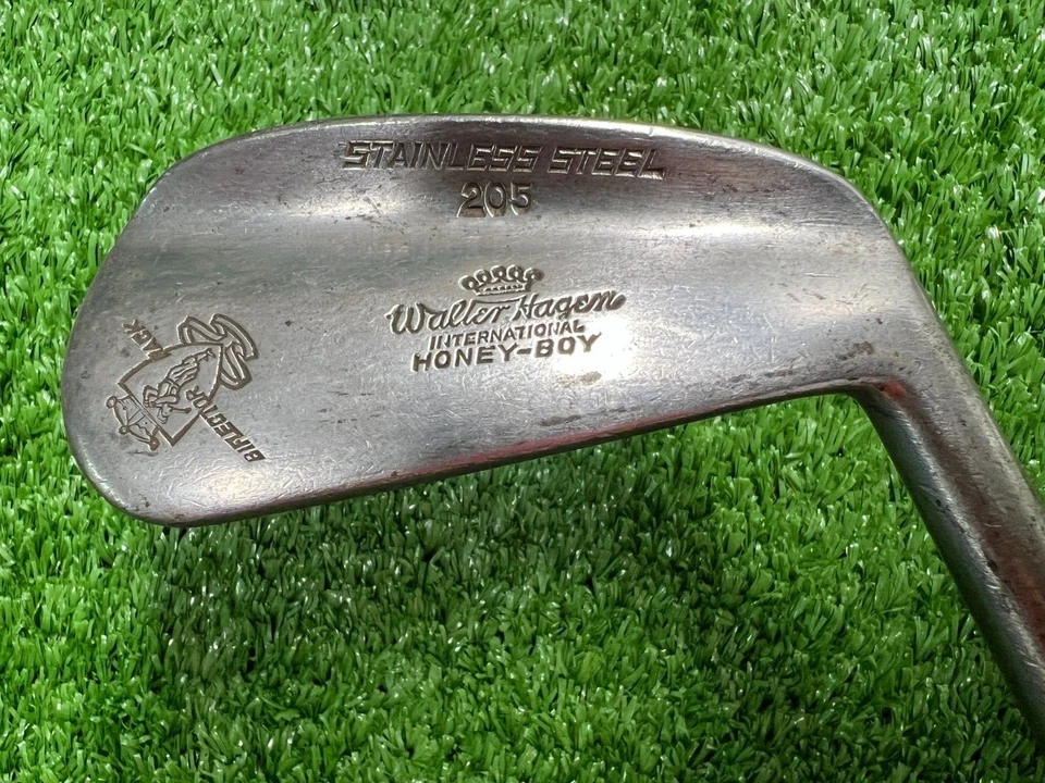Juego de Hierro Walter Hagen Honey-Boy Biflector Back 205 Todo Original Nogal Foto 2 de 4