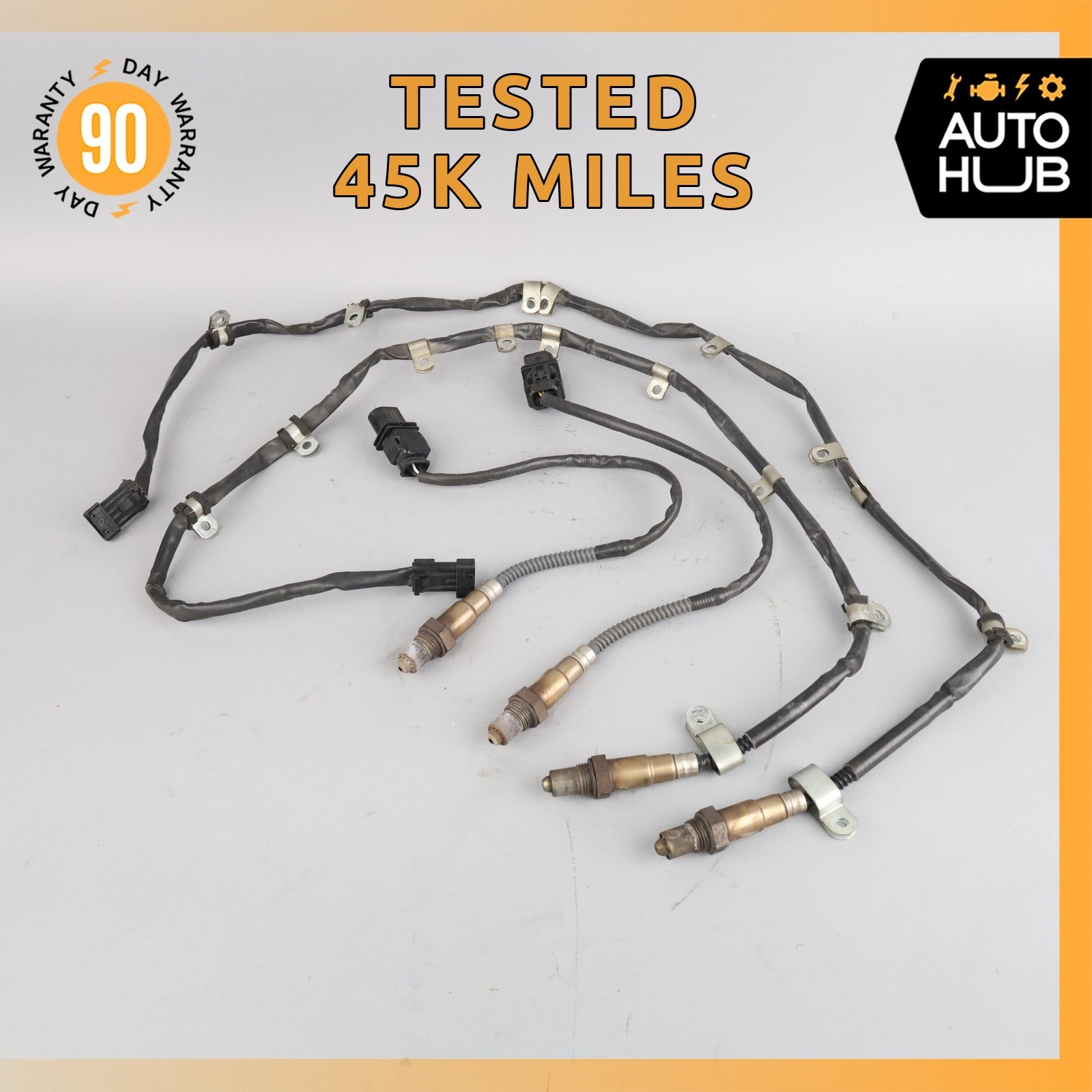04-19 Maserati GranTurismo M145 Oxygen O2 Sensor Lambda Set of 4 OEM