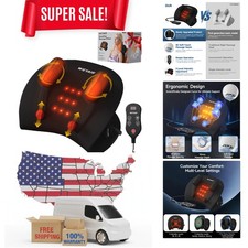 Neck Massager Pillow, Neck and Shoulder Relaxer with Heat, 3 Modes and Streng...