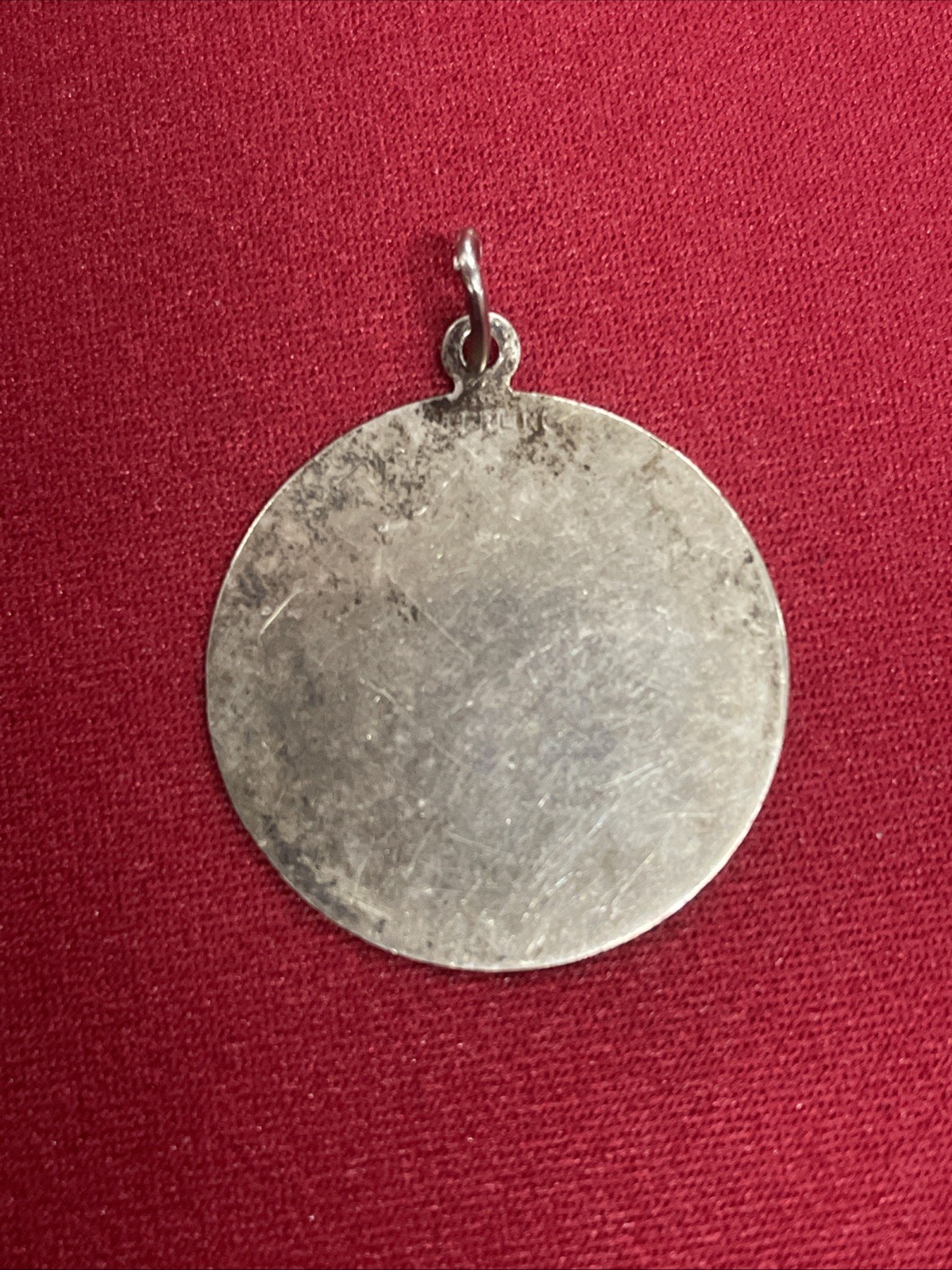 Sterling Silver Circular Pendant - image 1