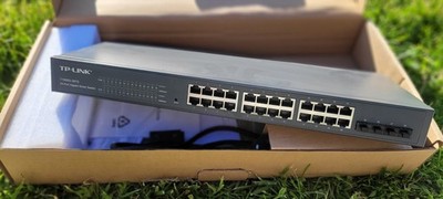 TP-Link JetStream T1600G-28TS / TL-SG2424 Smart Gigabit Switch 24-Port + 4 SFP