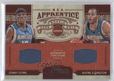 2009-10 Timeless Treasures Materials 16/100 Jonny Flynn Wayne Ellington #7 4ns