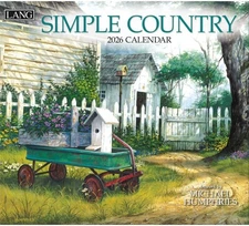 Lang Companies, Simple Country 2026 Wall Calendar by 12.5"W x 0.2"H, 2026 