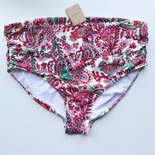 NWT Boden Classic Fold Bikini Bottoms Multi Fantastical Womens US 16-18 Plus
