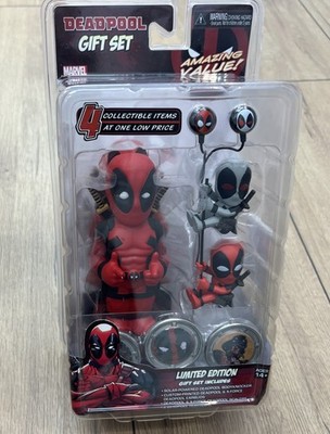 Marvel Deadpool Body Knockers Scaler Hubsnaps Geschenkset Neca