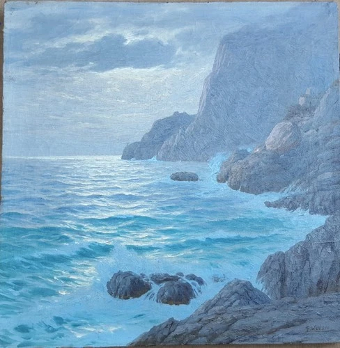 WELTERS Guglielmo (1913-2003) Atrib. Italian painter. Oil on canvas.