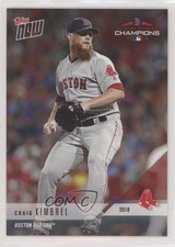 2018 Topps Now Post Season /610 Craig Kimbrel #PS-12 0wq