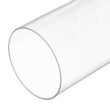 Plastic Pipe Rigid Polycarbonate Round Tube Clear 86mm ID 90mm OD 6" 150mm