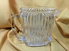 Vintage Villeroy & Boch Quadra Clear Crystal Water Pitcher 32 Oz.