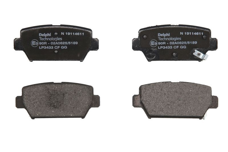 Bremsbelagsatz, Scheibenbremse LP3433 DELPHI für MITSUBISHI ECLIPSE CROSS - Bild 6
