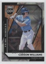 2021 Panini Elite Extra Edition Prime Numbers B 45/73 Carson Williams #28 6e0
