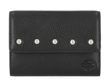 Harley Davidson Women's Bar  Shield Billfold Pebble Leather Wallet MWW005/08