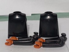 PLAYMOBIL X2 BODIES BLACK ARMS INDIAN ARAB EGYPTIAN SARACEN FIGURE