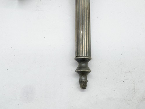 DE COLECCIÓN SOPORTE DE VELA DE LATÓN DE MONTAJE EN PARED APLIQUE VÁSTAGO ESTRIADO ESTILO CLÁSICO - Imagen 4 de 13