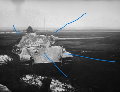 Repro Foto Deutsche Panther-Panzer in Ostpreußen 1945 WW2