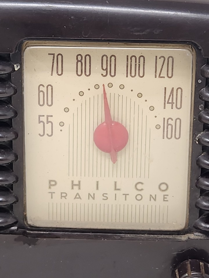 Vintage 1949 Philco Transitone 49-500 Tube Radio Bakelite - UNTESTED ...