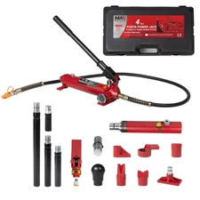 4 Ton Porta Power Jack Auto Body Frame Repair 16 Pcs Kit Set