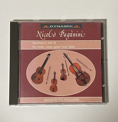 Niccolo Paganini Quartets No.2-8-15 CD Quartetto Paganini Dynamic Italy