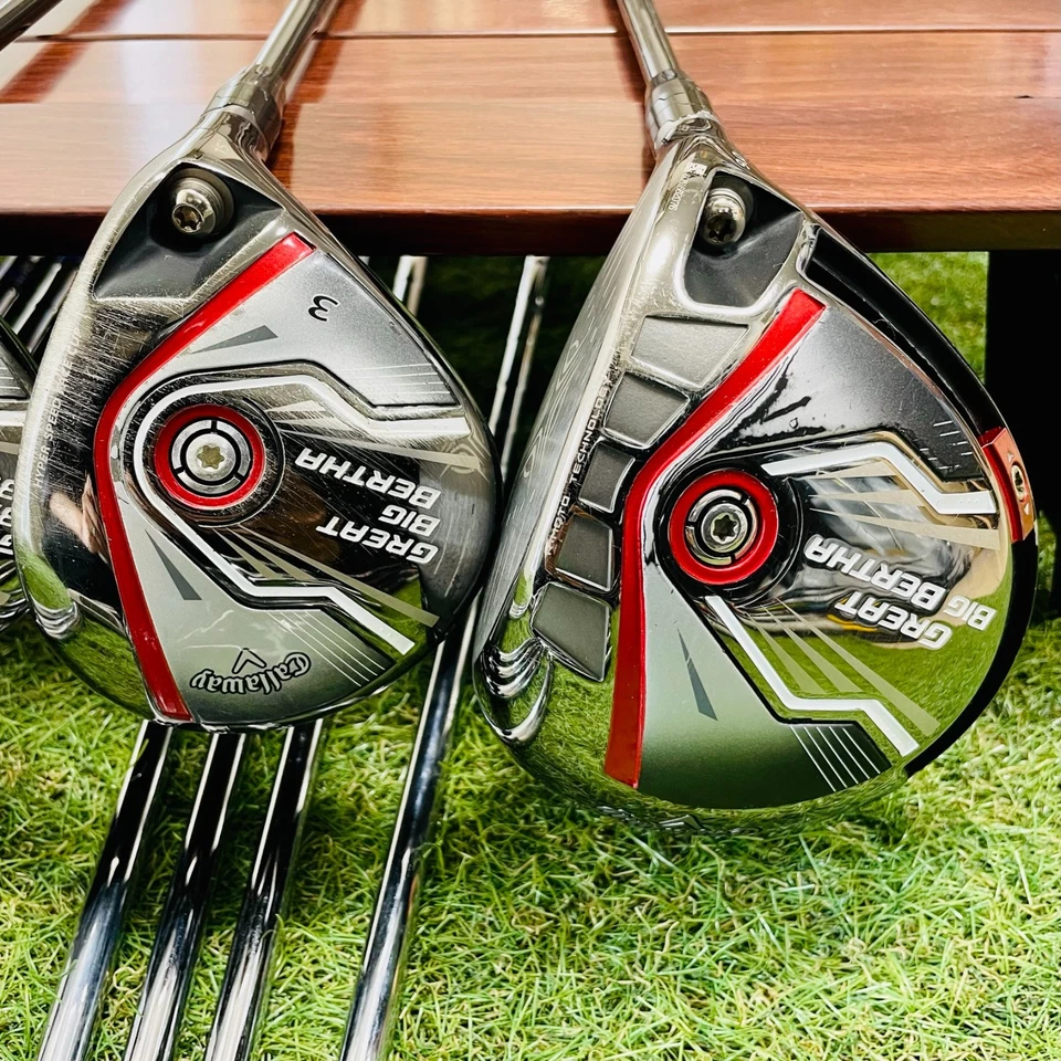 Callaway GREAT BIG BERTHA 1w3w5w Heven X22 Iron 59PA 11Pcs Flex S RH Golf Club - Image 2 of 4