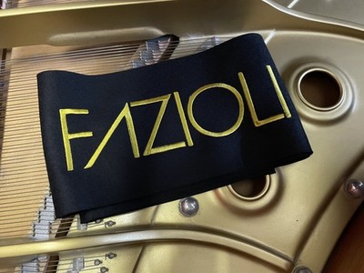 FAZIOLI PIANO Australian Pure MERINO Wool Keys Cover Embroidered Grand Upright 