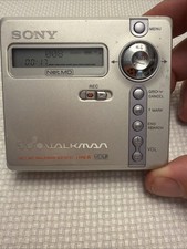SONY WALKMAN MINIDISC RECORDER Player MZ-N707 Type-R MDLP Net Md Tested Works 