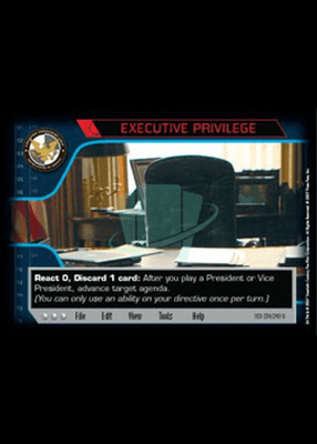 Executive Privilege - First Edition - 24 TCG