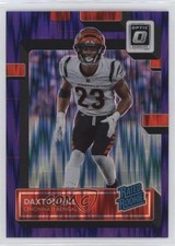 2022 Panini Donruss Optic Rated Rookie Purple Shock Prizm Daxton Hill #257 0zt4