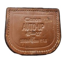 Vintage Canon Auto-Up 40"-22" Brown Leather Case CASE ONLY 