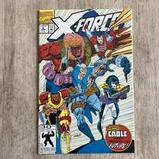 X-Force #8 (1992) 1st True Appearance Domino, Cable Origin Rob Liefeld NM