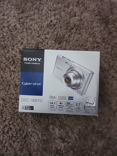 Sony Cyber-shot DSC-W610 14.1MP Digital Camera - Silver *Sealed!*-C2B - Picture 1 of 1