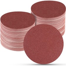 100x 6" 40 Grit Hook & Loop Sanding Discs Sandpaper Round Orbital Sander 0.37 per gallon